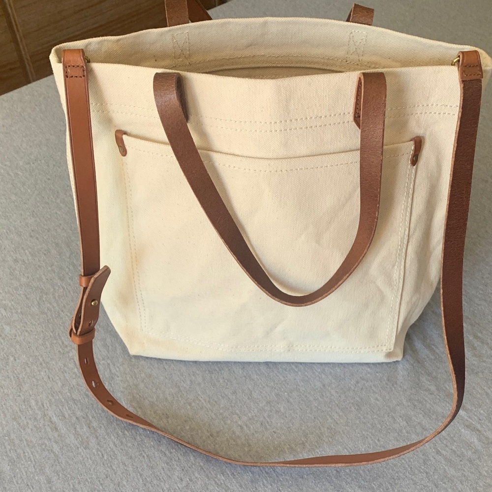 Madewell canvas tote NWT